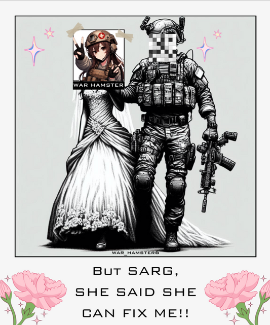 But Sarg, She said she can FIX me! - Sticker