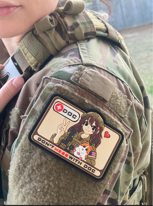 Official "DON'T MESS WITH DOC! "Morale Patch: *Donates to The Unit Foundation*