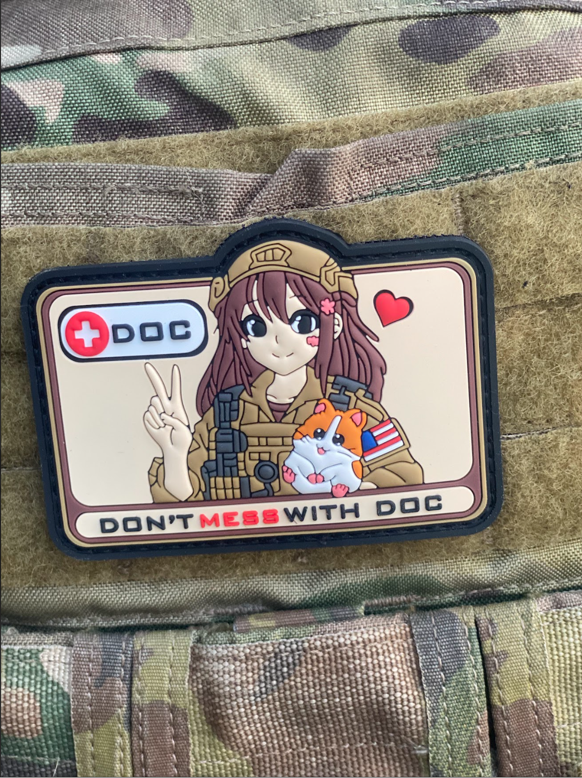 Official "DON'T MESS WITH DOC! "Morale Patch: *Donates to The Unit Foundation*