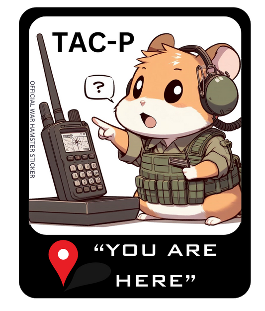 TAC-P you are here! - Sticker