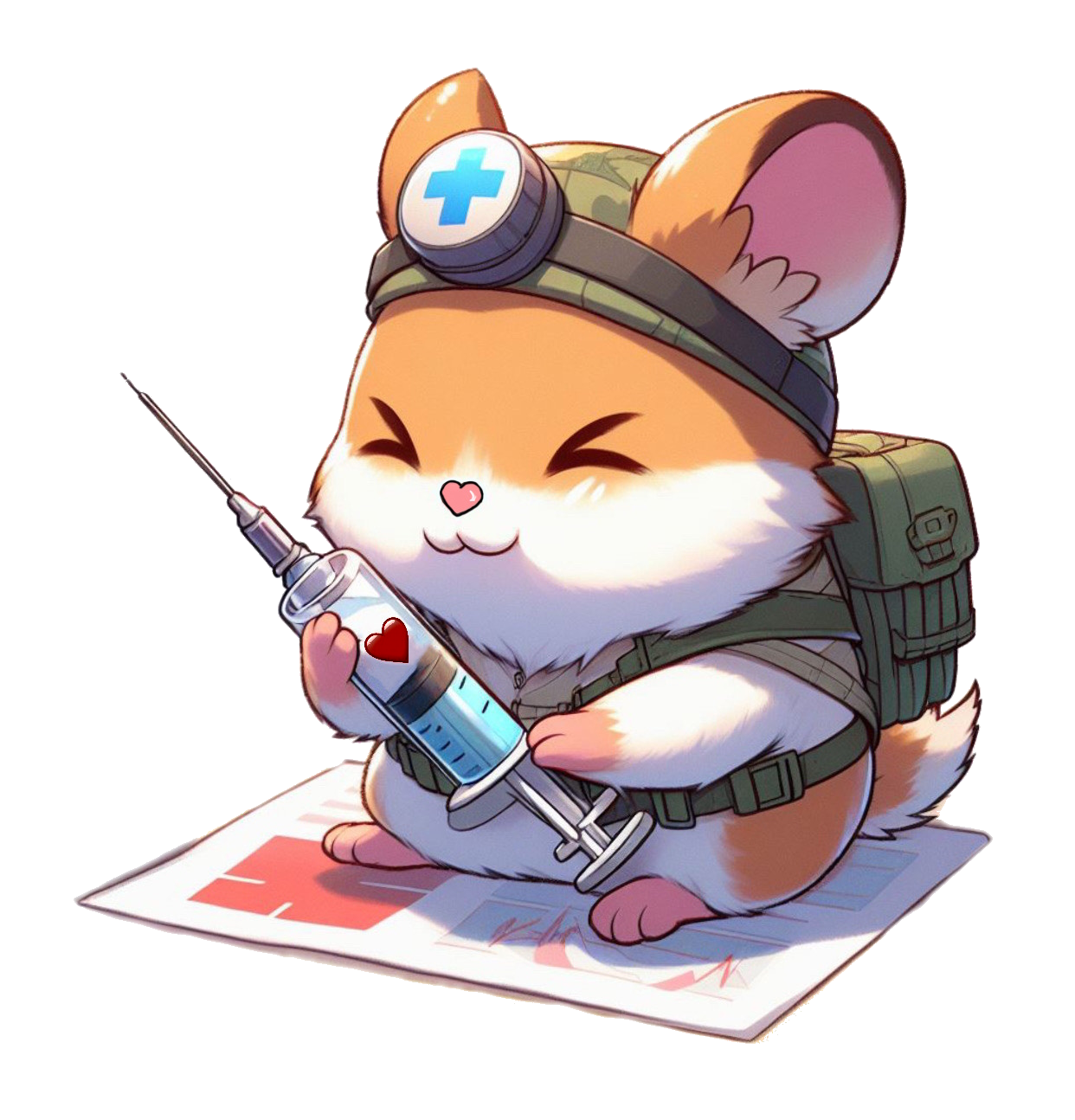The Official War Hamster - Sticker