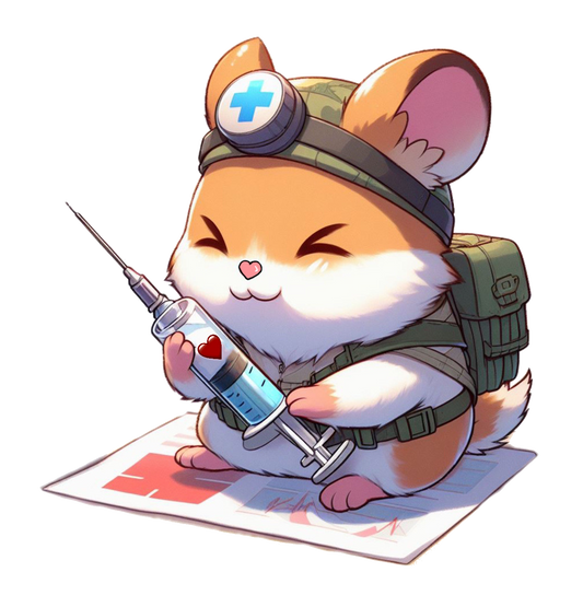 The Official War Hamster - Sticker